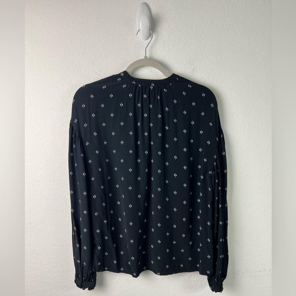 Something Navy Button Down Top - image 3